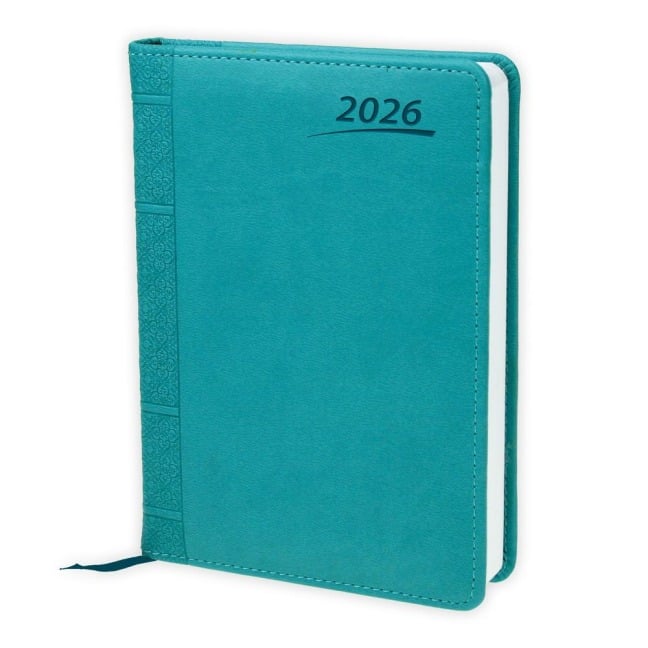 Trötsch Buchkalender A5 Aqua 2026 - 