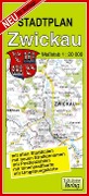 Stadtplan Zwickau und Werdau 1 : 20 000 - 