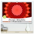 Energie-Mandalas Stärke durch die Farbe Rot (hochwertiger Premium Wandkalender 2025 DIN A2 quer), Kunstdruck in Hochglanz - Christine Bässler