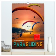 Cover-Bild zum Titel 'Paragliding - extrem aufregend (hochwertiger Premium Wandkalender 2026 DIN A2 hoch), Kunstdruck in Hochglanz' von 'Peter Roder'