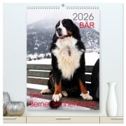 Cover-Bild zum Titel 'BÄR - Der Berner Sennenhund (hochwertiger Premium Wandkalender 2026 DIN A2 hoch), Kunstdruck in Hochglanz' von 'Sonja Brenner'