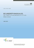 Cover-Bild zum Titel 'Die Länderöffnungsklausel auf dem verfassungsrechtlichen Prüfstand' von 'Sebastian Willmann'
