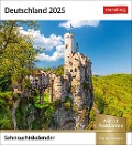 Deutschland Sehnsuchtskalender 2025 - Wochenkalender mit 53 Postkarten - 