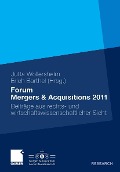 Cover-Bild zum Titel 'Forum Mergers & Acquisitions 2011' von ''
