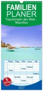 Cover-Bild zum Titel 'Familienplaner 2027 - Trauminseln der Welt - Mauritius mit 5 Spalten (Wandkalender, 21 x 45 cm) CALVENDO' von 'Reinhard Müller'