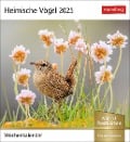 Heimische Vögel Postkartenkalender 2025 - Wochenkalender mit 53 Postkarten - 