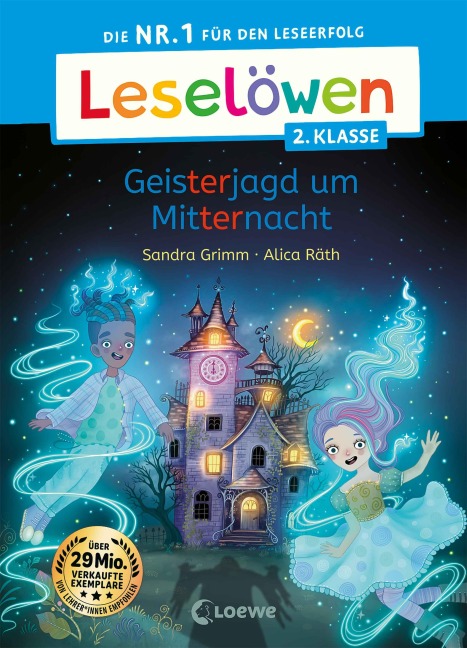 Leselöwen 2. Klasse - Geisterjagd um Mitternacht - Sandra Grimm