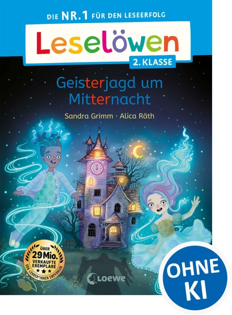 Leselöwen 2. Klasse - Geisterjagd um Mitternacht - Sandra Grimm