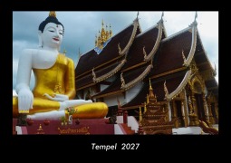 Cover-Bild zum Titel 'Tempel  2027 Fotokalender DIN A3' von 'Tobias Becker'
