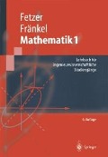 Cover-Bild zum Titel 'Mathematik 1' von 'Albert Fetzer, Heiner Fränkel'