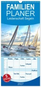 Cover-Bild zum Titel 'Familienplaner 2027 - Leidenschaft Segeln mit 5 Spalten (Wandkalender, 21 x 45 cm) CALVENDO' von 'Irk Boockhoff'