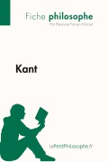 Cover-Bild zum Titel 'Kant (Fiche philosophe)' von 'Éléonore Faivre d'Arcier, Lepetitphilosophe'