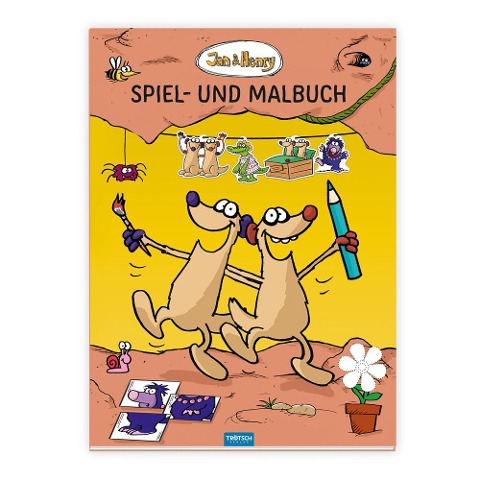 Trötsch Jan und Henry Spiel- und Malbuch - 