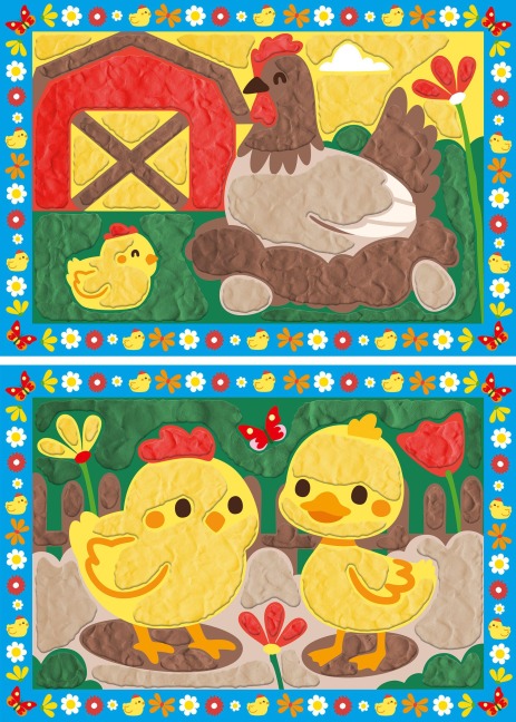 My First CreArt, Kneten nach Zahlen - Glückliche Küken - 