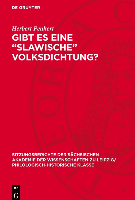 Gibt es eine "Slawische" Volksdichtung? - Herbert Peukert