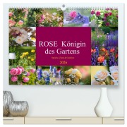 Cover-Bild zum Titel 'Rose Königin des Gartens (hochwertiger Premium Wandkalender 2026 DIN A2 quer), Kunstdruck in Hochglanz' von 'Tanja Riedel'