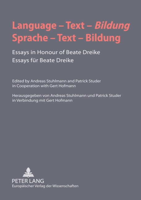 Language - Text - 'Bildung'- Sprache - Text - Bildung - 