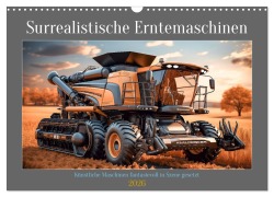 Cover-Bild zum Titel 'Surrealistische Erntemaschinen (Wandkalender 2026 DIN A3 quer), CALVENDO Monatskalender' von 'Steffen Gierok-Latniak'