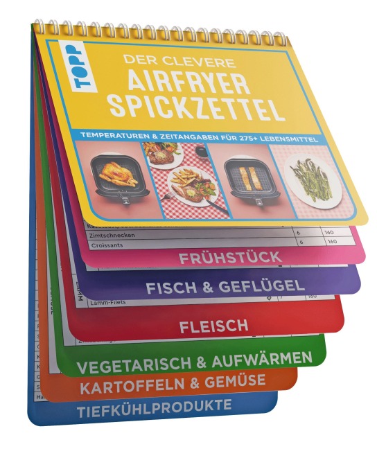 Der clevere Airfryer-Spickzettel - Sam Milner, Dom Milner