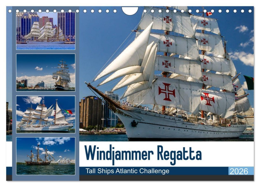 Windjammer-Regatta - Tall Ships Atlantic Challenge (Wandkalender 2026 DIN A4 quer), CALVENDO Monatskalender - Photoemotion. com Photo4emotion. com