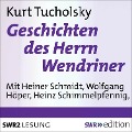 Cover-Bild zum Titel 'Geschichten des Herrn Wendriner' von 'Kurt Tucholsky'
