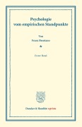 Cover-Bild zum Titel 'Psychologie vom empirischen Standpunkte' von 'Franz Brentano'