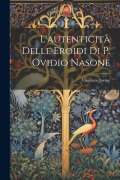 Cover-Bild zum Titel 'L'autenticità Delle Eroidi Di P. Ovidio Nasone' von 'Vincenzo Jovine'