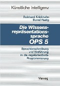 Cover-Bild zum Titel 'Die Wissensrepräsentationssprache OPS5' von 'Reinhard Krickhahn'
