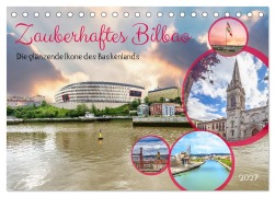 Cover-Bild zum Titel 'Zauberhaftes Bilbao (Tischkalender 2027 DIN A5 quer), CALVENDO Monatskalender' von 'Christa Kramer'