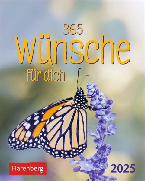 365 Wünsche für dich Mini-Geschenkkalender 2025 - Cornelia Sonnleitner