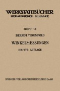 Cover-Bild zum Titel 'Technische Winkelmessungen' von 'H. Trumpold, G. Berndt'
