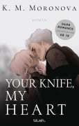 Cover-Bild zum Titel 'Your Knife, My Heart' von 'K M Moronova'