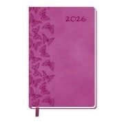 Trötsch Taschenkalender A7 Soft Touch Schmetterlinge 2026 - 
