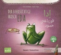 Cover-Bild zum Titel 'Der eifersüchtige Frosch Eda (Deutsch-Persisch/Farsi)' von 'Tülin Kozikoglu'