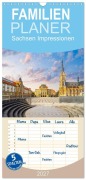 Cover-Bild zum Titel 'Familienplaner 2027 - Sachsen Impressionen mit 5 Spalten (Wandkalender, 21 x 45 cm) CALVENDO' von 'Dirk Meutzner'
