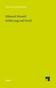 Cover-Bild zum Titel 'Erfahrung und Urteil' von 'Edmund Husserl'