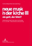 Cover-Bild zum Titel 'neue musik in der kirche III' von ''