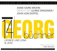 Cover-Bild zum Titel 'Ein Gespräch über Georg Büchner - Leonce und Lena & Lenz' von 'Georg Büchner'