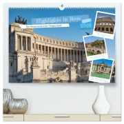 Cover-Bild zum Titel 'Highlights in Rom - Ein Wochenende in der "Ewigen Stadt" (hochwertiger Premium Wandkalender 2026 DIN A2 quer), Kunstdruck in Hochglanz' von 'Astrid Ziemer'