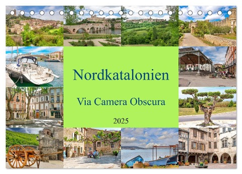 Nordkatalonien Via Camera Obscura (Tischkalender 2025 DIN A5 quer), CALVENDO Monatskalender - Bodo Schmidt