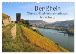 Cover-Bild zum Titel 'Der Rhein. Oberes Mittelrheintal von Bingen bis Koblenz (Wandkalender 2026 DIN A3 quer), CALVENDO Monatskalender' von 'LianeM LianeM'