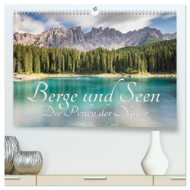 Berge und Seen - Die Perlen der Natur (hochwertiger Premium Wandkalender 2026 DIN A2 quer), Kunstdruck in Hochglanz - Maik Major