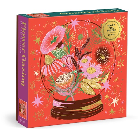 Flower Gazing. 500 Piece Foil Puzzle - 