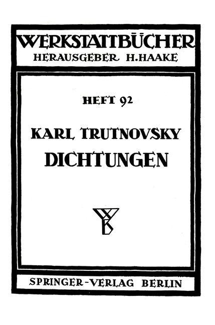 Dichtungen - K. Trutnovsky