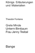 Cover-Bild zum Titel 'Grete Minde / Unterm Birnbaum. Textanalyse und Interpretation.' von 'Theodor Fontane, Harro Gehse'