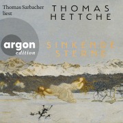 Cover-Bild zum Titel 'Sinkende Sterne' von 'Thomas Hettche'