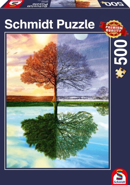 Jahreszeiten-Baum. Puzzle 500 Teile - 