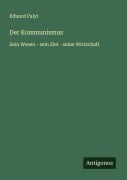 Cover-Bild zum Titel 'Der Kommunismus' von 'Eduard Palyi'