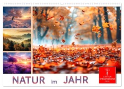Natur im Jahr (Wandkalender 2025 DIN A2 quer), CALVENDO Monatskalender - Peter Roder