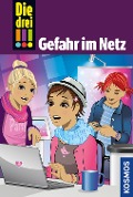 Cover-Bild zum Titel 'Die drei !!!, 68, Gefahr im Netz (drei Ausrufezeichen)' von 'Kari Erlhoff'